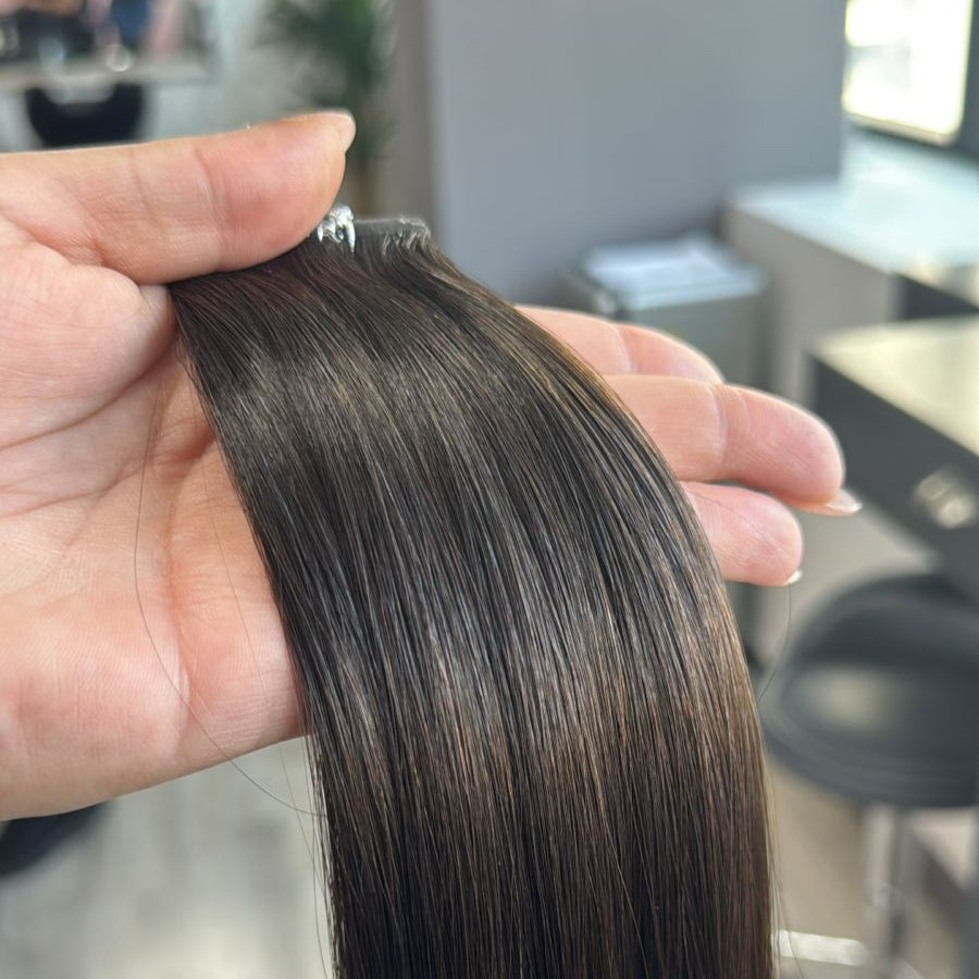 Extensión Adhesiva 50 cm CASTAÑO NATURAL