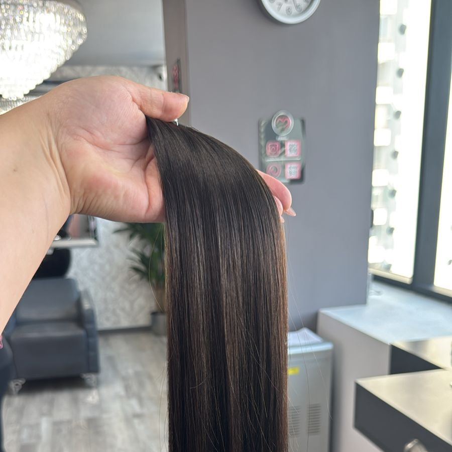 Extensión Adhesiva 50 cm CASTAÑO NATURAL