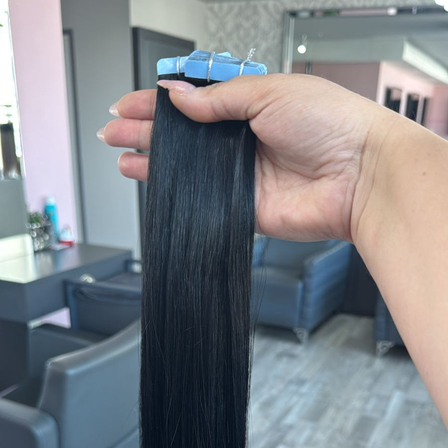 Extensión Adhesiva 50 cm NEGRO AZABACHE